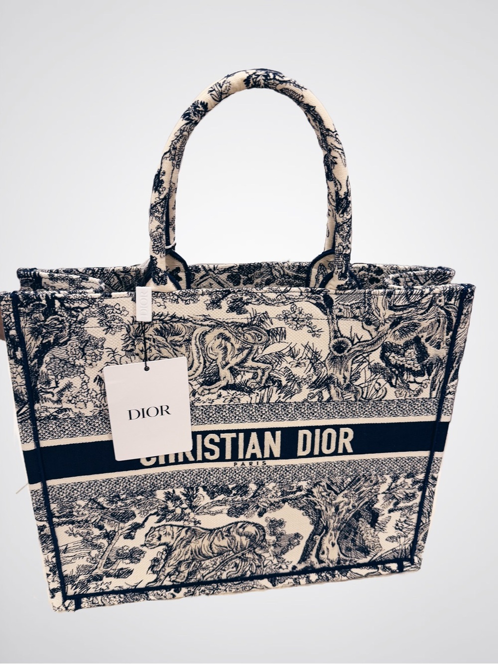 NWT Dior Large Book Tote Blue Toile de Jouy - FULL SET Rêve d'Infini Holiday Box